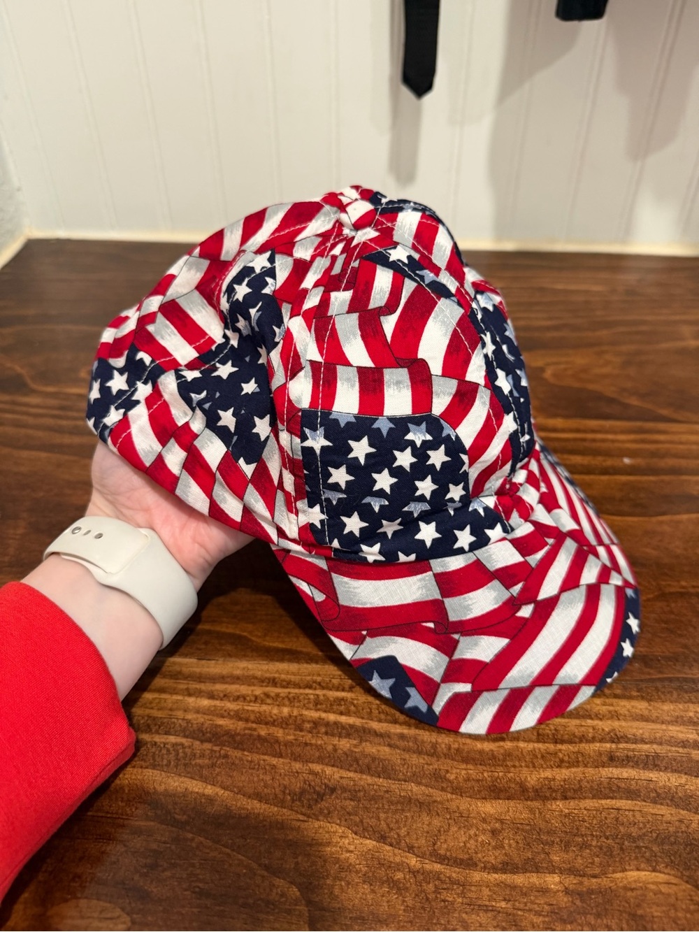USA Flag Baseball Cap - Red, White & Blue
